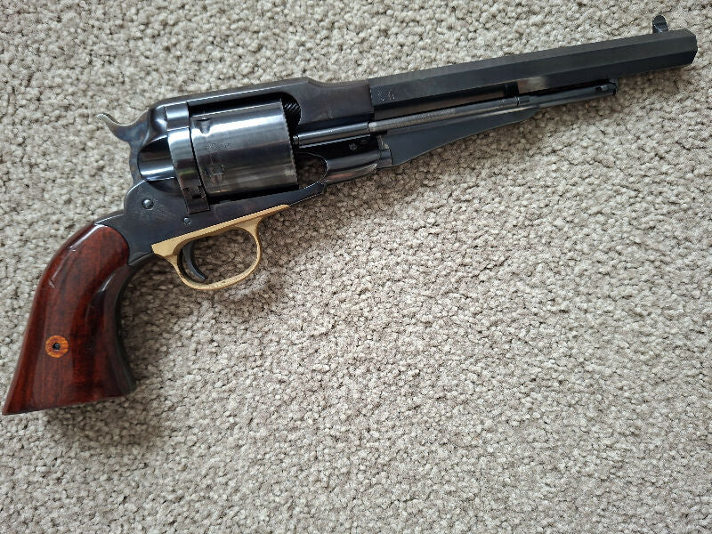 Ruger Army with conversion 45LC cylinde. These revolvers were used in the final stages of the American Civil War. Excellent UBERTI Clone! Great fun to shoot, fa