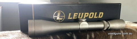 Leupold VXI 3-9X. Came on a rifle I already had a scope for. Minor scratches to pain and slight ring marks, glass clear and not marked. $350 including post to a