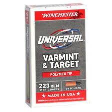 WINCHESTER .223rem 55gr BTHP UNIVERSAL GAME & TARGET