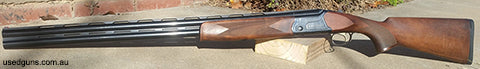 Right handed, field over and under shotgun. Had very little use. Selling due to old age and health issues. 5 screw in chokes. Cleaning kit and oil. Good quality