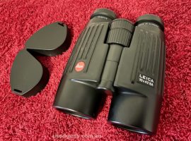 LEICA 10x42 BA trinovid binoculars. Perfect crystal clear glass,and german made precision and quality. These binoculars will last a lifetime. Compact and robust