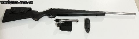 Selling my 308 Winchester, In excellent condition this rifle comes with a 20 inch barrel, professionally done by a gunsmith with a stainless steel screw on end 