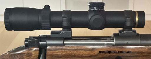Great scope, mounted but never used. Was on my 375 H&H but no longer needed.