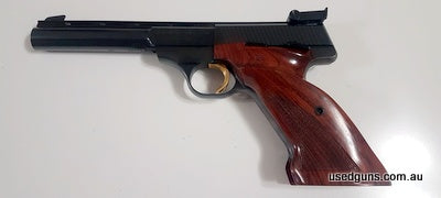 As new beautiful wooden grip as is the blueing will not disappoint.
