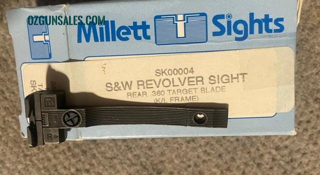 Millett Smith & Wesson Revolver Rear Sight