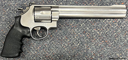 Smith & Wesson Model 629-4 44 Magnum in excellent condition. 8 3/4" barrel. Has seen very little use. Current replacement cost is over $2K. $30 freight to your 
