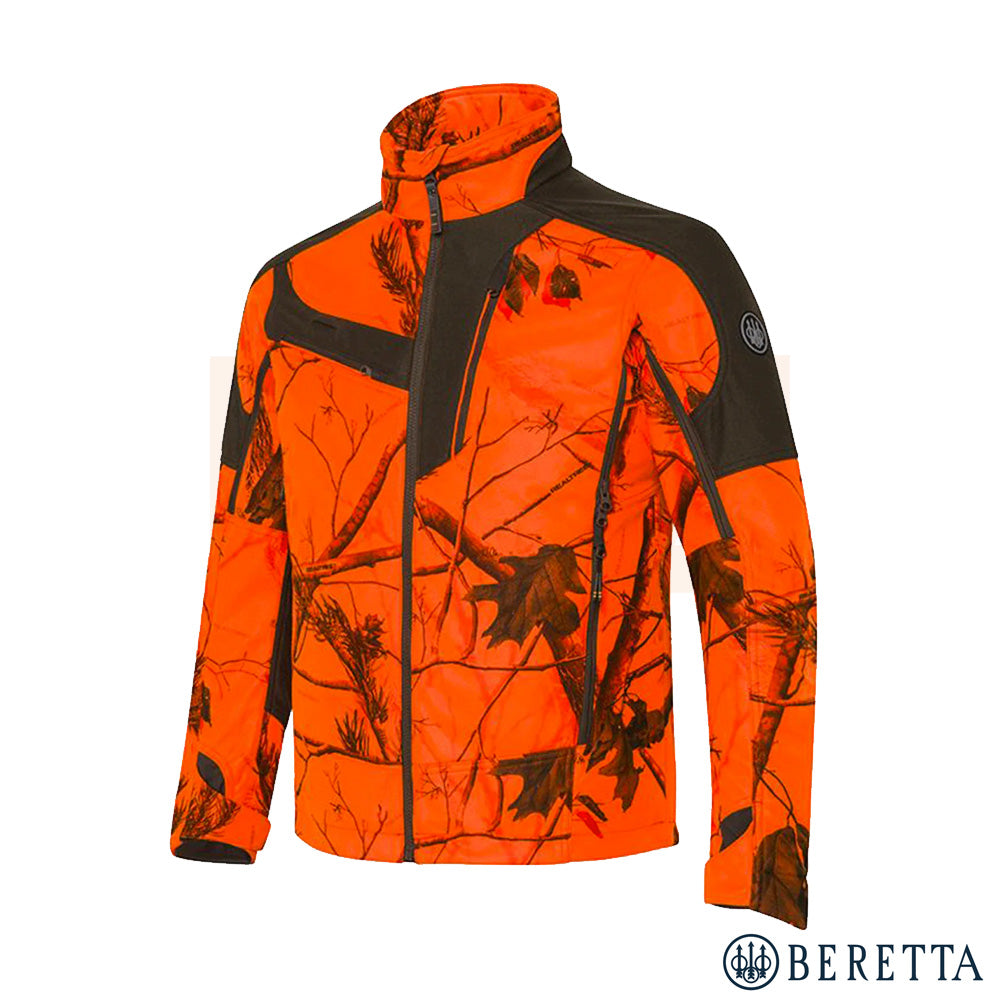 Beretta Matajur Windblock Jacket Realtree Camo Orange
