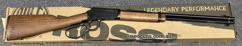 EOFY Clearance, more than 50% off. Brand new in box Rossi Rio Bravo lever repeater chambered in 22 WMR. Magazine tube fed from the top, smooth cycling action ma