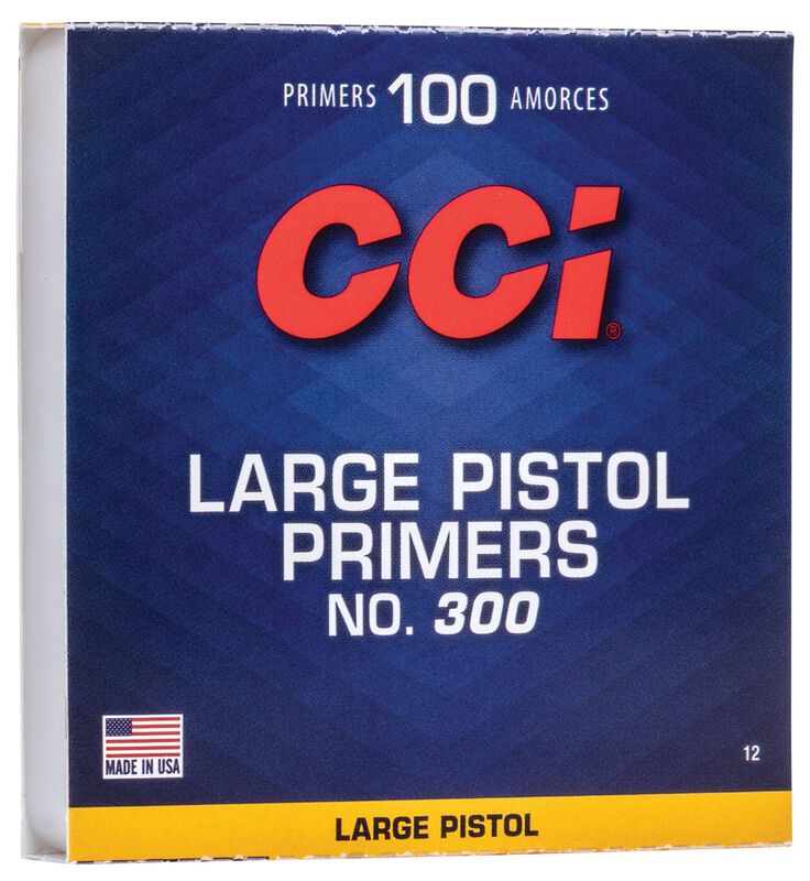 CCI Large Pistol Primers N0.300 Box of 1000 Primers