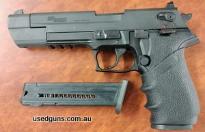 Used Sig Sauer Mosquito semi auto Pistol 22LR. Comes with two magazines and case. 3 dot sights. Very good condition