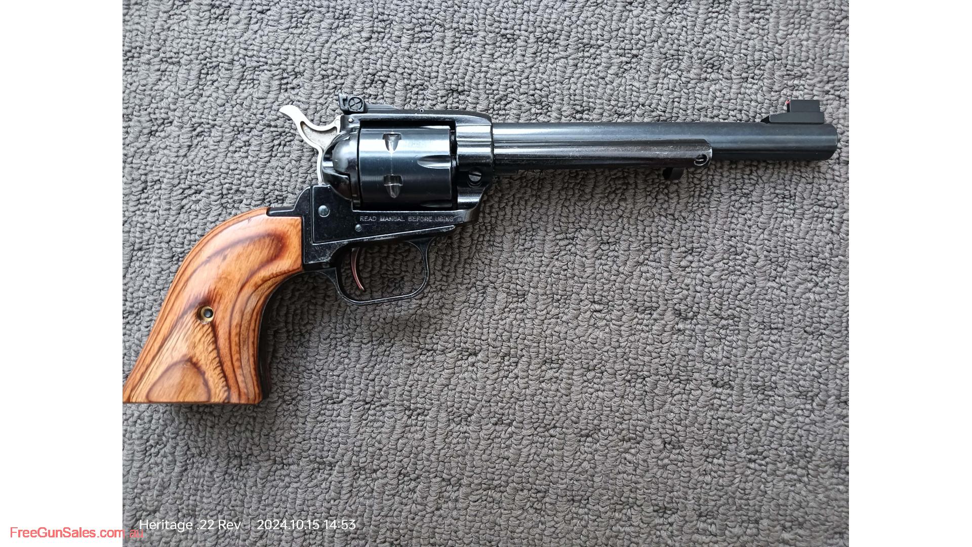 Heritage Roughrider .22 Mag/LR revolver Richmond