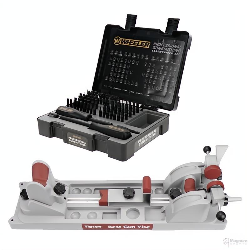 Magnum Sports Best Gun Vise + 89 Piece Screwdriver Set Combo