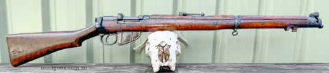 1913 BSA with Australian Defence stampings, matching numbers on bolt, receiver, barrel and rear sight. Interesting old girl that‚Äö√Ñ√¥s seen some use, barrel a