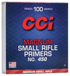 CCI PRIMER 450 SMALL RIFLE MAGNUM 100pk