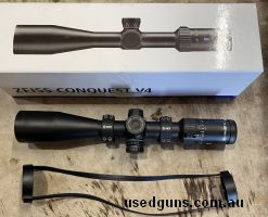 Excellent condition with original box, ZMOAi-T30 Illuminated Reticle #64, ASV Ballistic turret, price includes post in AUS. Rings not included.