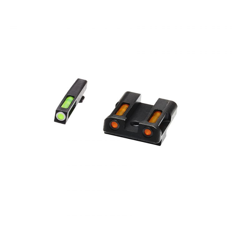 Hi Viz Litewave H3® Tritium/Litepipe Glock 9mm/40 S&W sight set