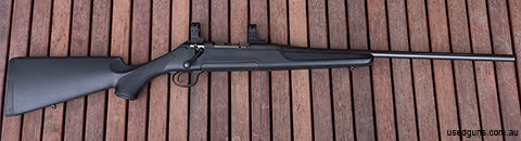 This is a superb rifle and extremely light. Sighted in and shoots .5 inch groups with Hornady 168 grain ELDX. Comes with Tally 30mm single piece scope mounts. P