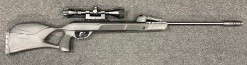 Very good condition Gamo Replay 10 Magnum in 22 Air. Mounted with Gamo 3-9x40 scope. Seen very little use. Excellent for use on small game or just fun on the fa
