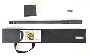 BARRETT
MRAD
USER CHANGEABLE CONVERSION KIT

INCLUDES
BARREL, 
BRAKE, 
BOLT HEAD,
MAGAZINE
& CARRY CASE

AVAILABLE IN
6.5 CREEDMOOR 24" BARREL
308WIN 17" BARREL
308WIN 24" BARREL
300 WIN MAG 26" BARREL
300 PRC 26" BARREL
300 NORMA MAGNUM 26" BARREL
338 NORMA MAGNUM 26" BARREL
338 