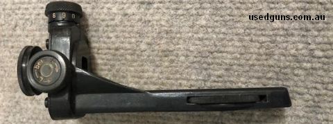 Original Walther / Anschutz rifle diopta rear sight in excellent condition. Could be used on other rifles with dovetail receiver. Phone 0429849007. If reply by 