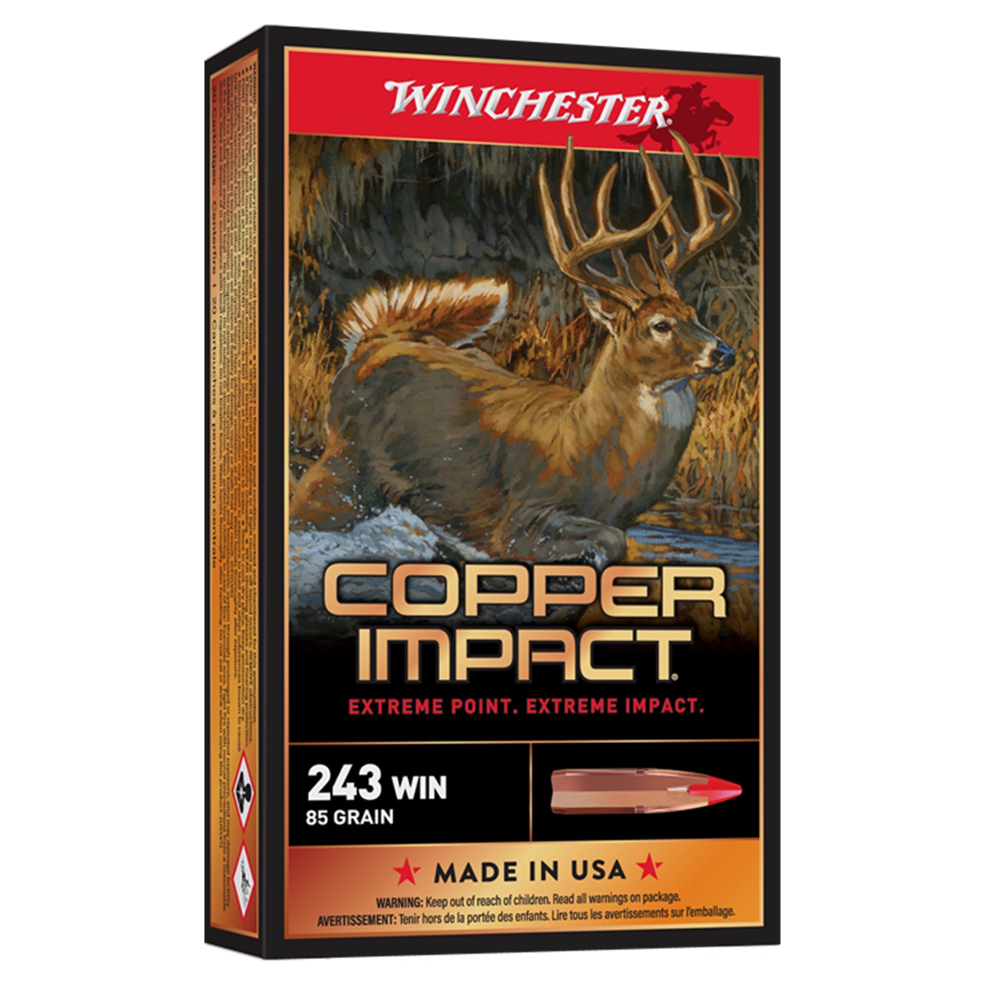 Copper Impact LF 243Win 85gr Xp