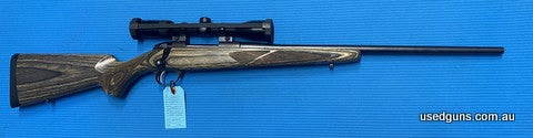 Excellent condition Sako 85 in 308W. Sports a 22 inch barrel. Mounted is a Swarovski Z3 3-9x36 scope. Glass clear, bolt cycles flawlessly. Barrel in excellent c