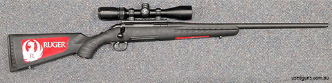 Ruger American in 308W in excelent condition. Comes with Vortex Crossfire 3-9x40 scope on a Picatinny rail. $65 fright to your dealer Australia Wide (WA Perth o