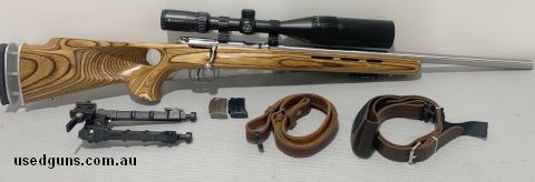 Great rimfire rifle for hunting, target or plinking. is in great condition with normal wear and tear from use. very accurate rifle. I have only used it for targ