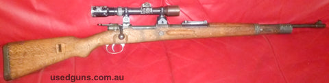 Mauser 98k in in sniper rifle configuration - very accurate - selling to fund another project - fone enquiries only please - $1375 + transfer