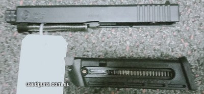 Tactical Solutions TSG/22 22LR conversion unit in very good condition. Includes one 22LR magazine. Barrel Length 122mm, 10 Shot. Call Southern Cross Militaria o