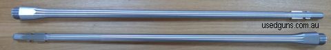 New Lothar Walther No.4 standard contour barrel with sight and bayonet lugs. This is threaded and fully chambered, timed and has the extractor cut made. Custom 