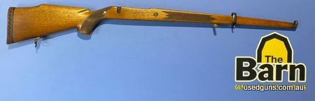 Sako A2 Fullstock Sako A2 fullstock replacement wood stock. Stock is in good condition because of a chip on left hand side at forend and a crack that has been r