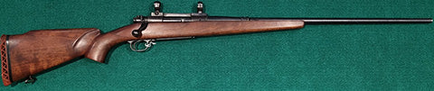Pre 64 Winchester Model 70 264 Win. In fair condition. Not in original stock and missing open sights. Would be perfect to build off action or as a project.