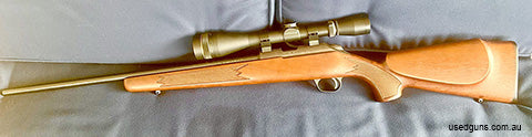 Unfired Sako P94S rimfire rifle in excellent condition. Neglected safe queen sadly ignored for my Quad. Includes Sako 1‚Äö√Ñ√π rings and Leupold VX-II 6-18x40 A