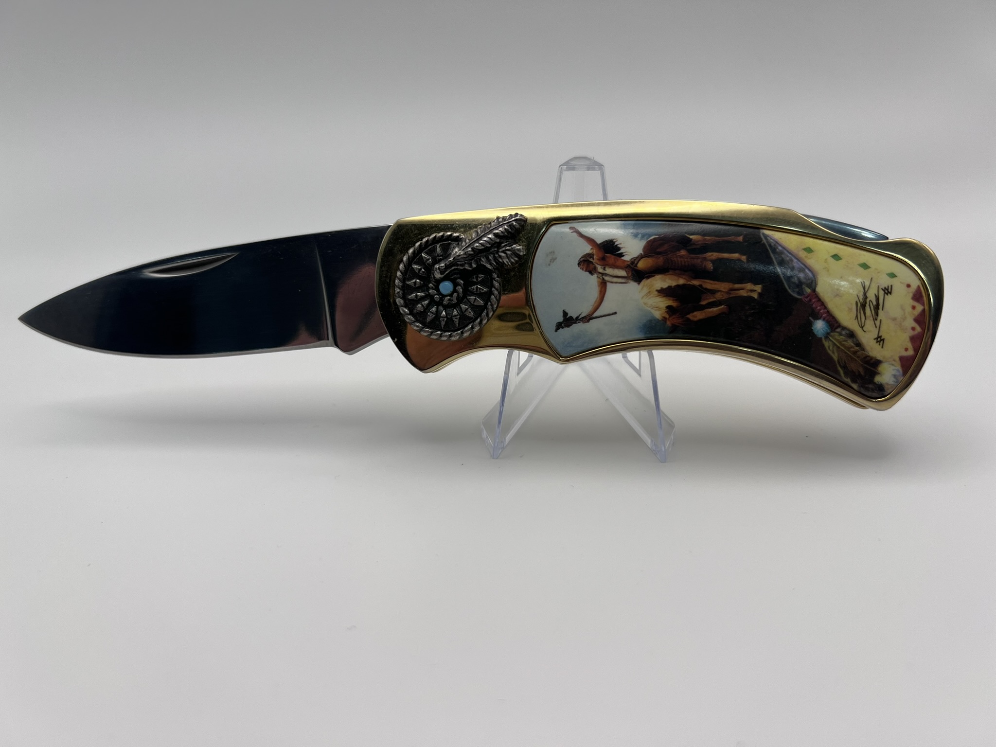 Native American Indian Deliverance collectors knife