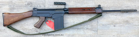 An original early Lithgow 1961 manufactured SLR L1A1 7.62Nato semi-automatic rifle in good to very good condition. Matching numbers on rifle but different numbe
