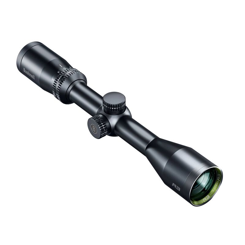 BUSHNELL R3 3-9X40 MULTI X + WEAVER RINGS QUAD LOCK 1" HIGH MATTE