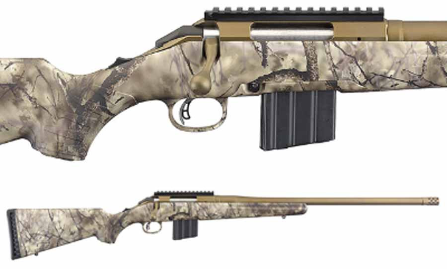 RUGER AMERICAN GO WILD CAMO 350 LEGEND 22″ BRAKE