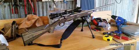Reluctant sale, excellent range and varmint gun. Figure 8 - 10 shot magazine, shoulder strap, bipod. Stainless barrel and polished stock.