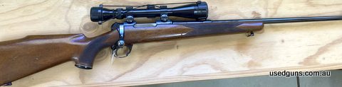 Rifle is in good condition. 3-9x40 Redfield scope made in USA.