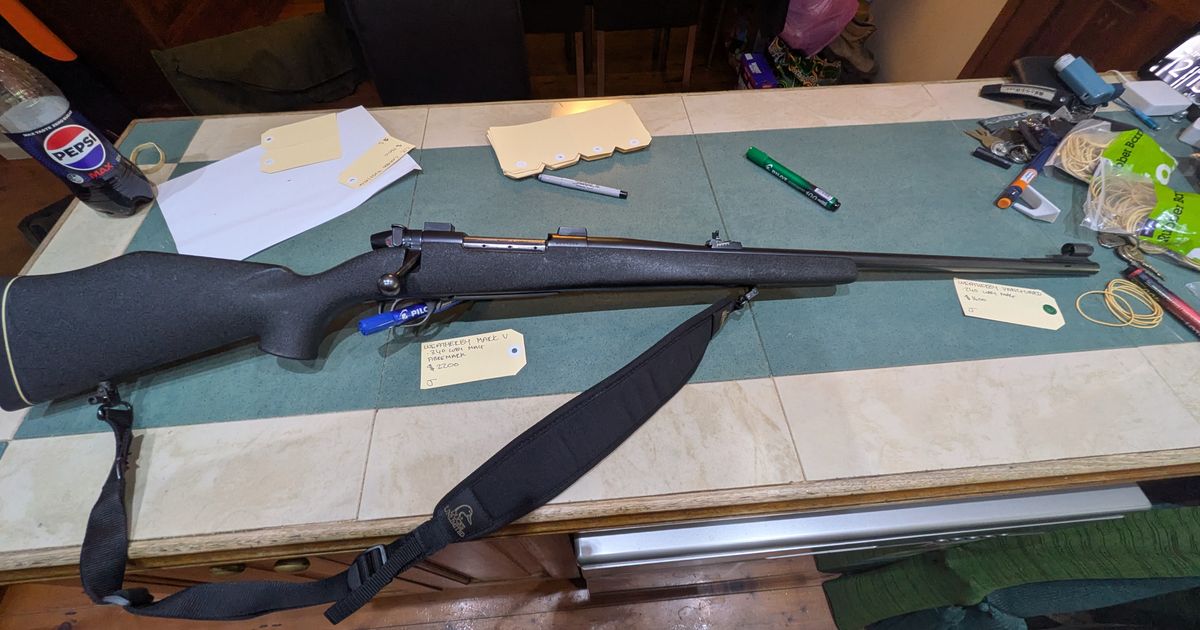 Weatherby Mark V Fribermark .340 Wby Mag