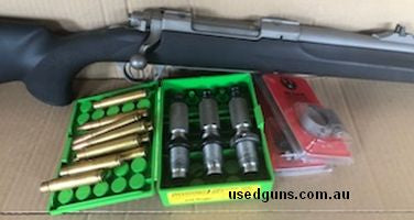 Perfect condition only fired 20 shots. comes with rings, Redding 3 die set, some brass