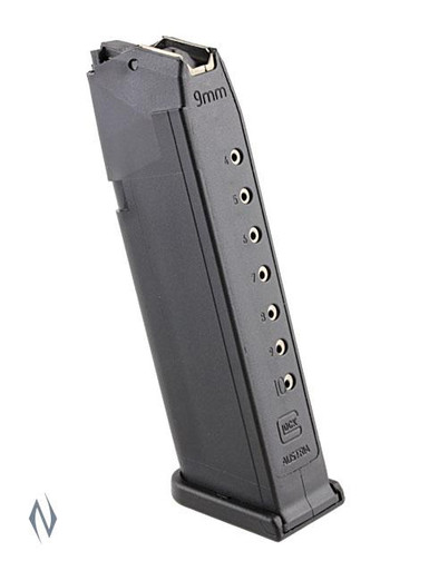 GLOCK MAGAZINE MODEL 17 34 9MM 10 ROUND - SKU: GLK2225