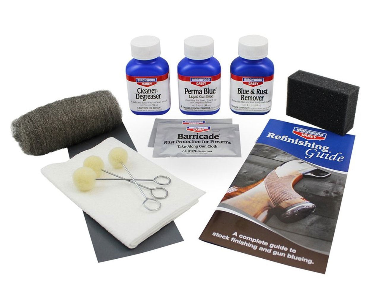 BIRCHWOOD CASEY PERMA BLUE LIQUID GUN BLUE KIT