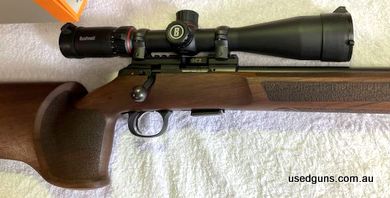 Mint CZ457 Varmint Match Target rifle, 20 inch barrel, Match chamber shoots incredible small groups routinely. Adjustable trigger, CZ picatinny rail, CZ rings..