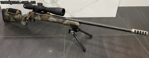APRS built 300 Norma Magnum, Defiance Deviant Tactical Action, Proof Research 26‚Äö√Ñ√π Carbon Barrel, Manners Carbon EH1-A adjustable stock, triggertech Diamon