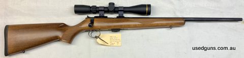 Brilliant little rifle! Would be listed as excellent apart from some storage marks on the external surface of the barrel. Fitted with the best Leupold rimfire s