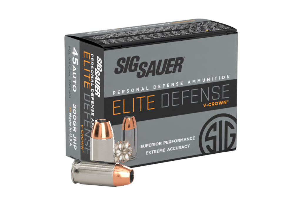 SigSauer 45 Auto 200gr JHP - 20pk