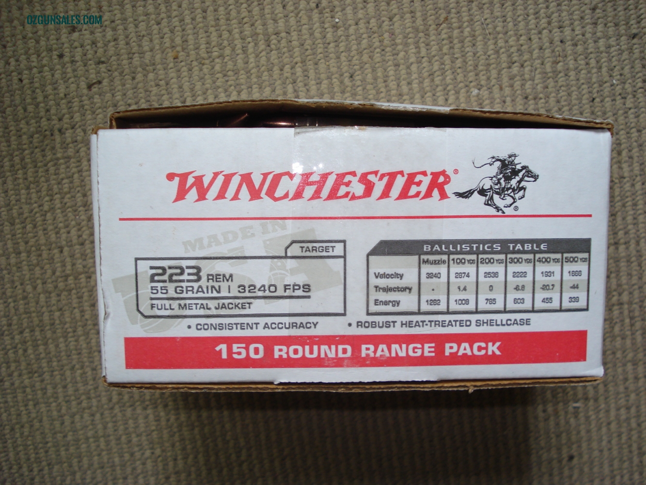 Winchester .223 55 FMJ Range pack