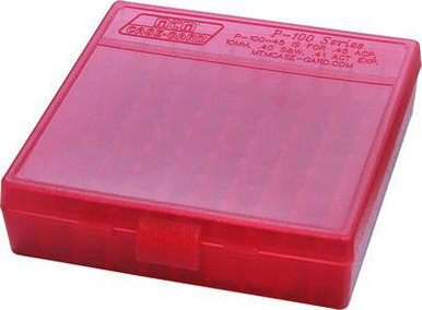 MTM - 100 RD HINGED TOP AMMO BOX 38- - SKU: P-100-3-29